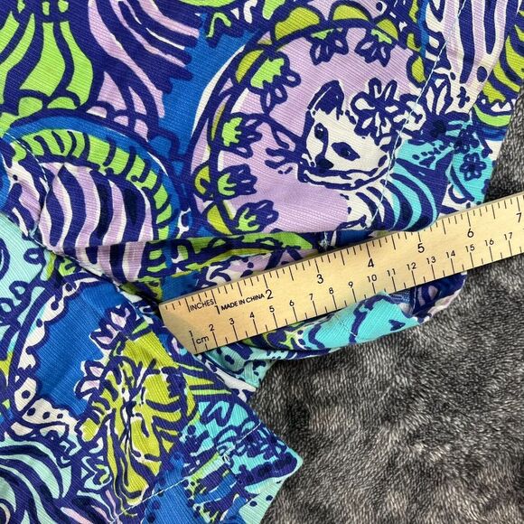 Lilly Pulitzer The Callahan Short Blue Floral 4" Inseam Women's 2 Preppy Coastal - Picture 5 of 10